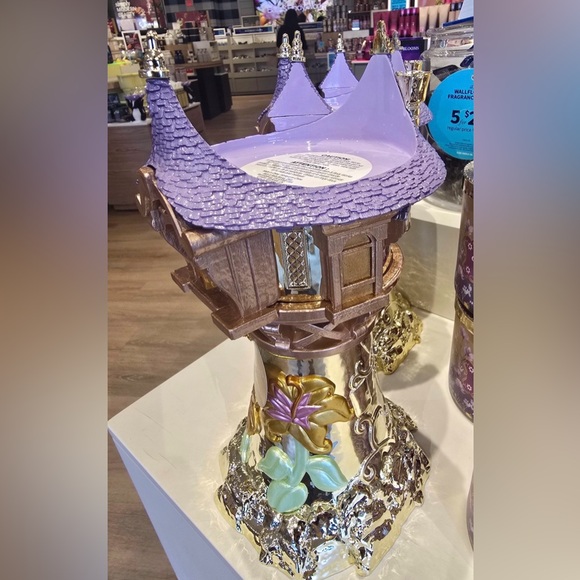 New Bath and Body Works Disney Rapunzel Candle Holder ONLY - Picture 2 of 6